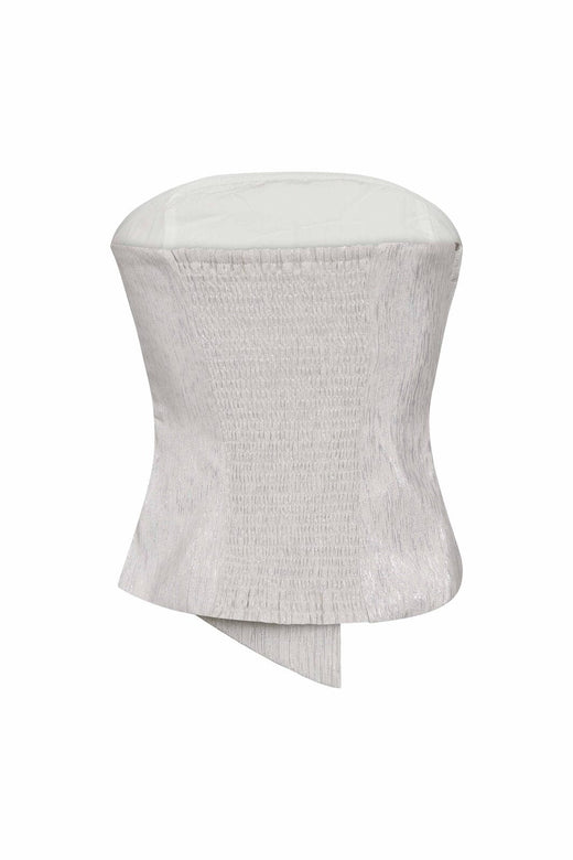 Co´Couture - Biacc Knot Tube Top 45191 - 930 - Silver
