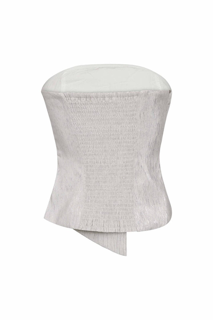 Co´Couture - Biacc Knot Tube Top 45191 - 930 - Silver