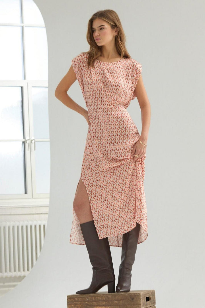 Co´Couture - Carminecc Padded Dress 46086 - 66 - Flame Kjoler 