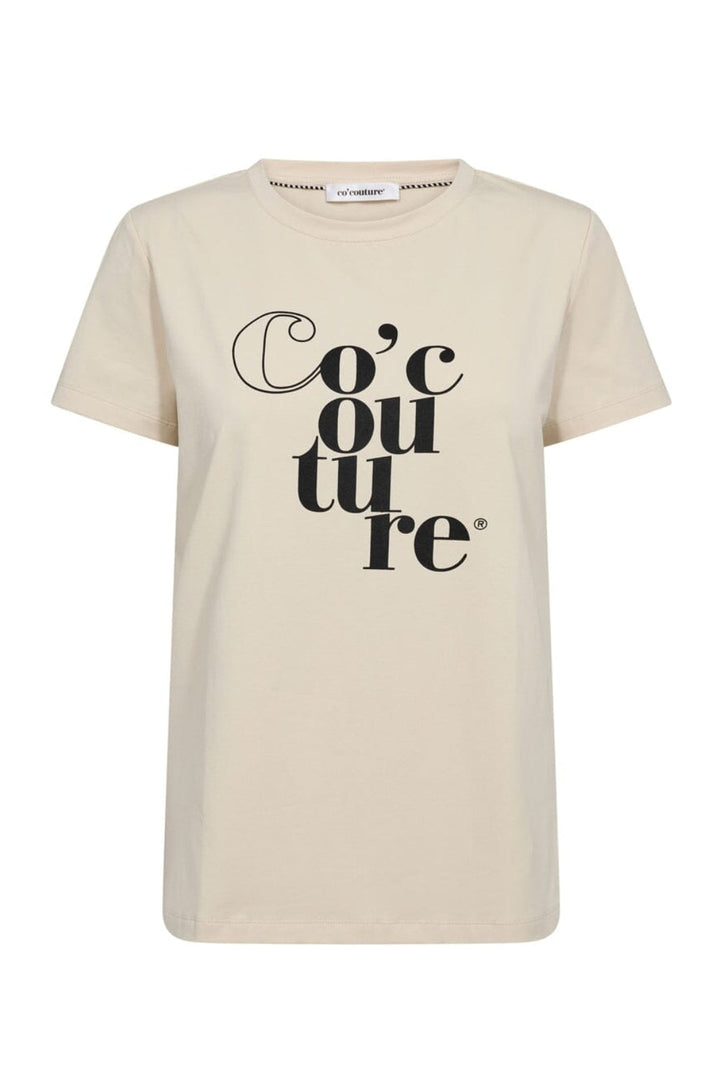 Co´Couture - Cocouturecc Tee 43002 - 100 - Creme