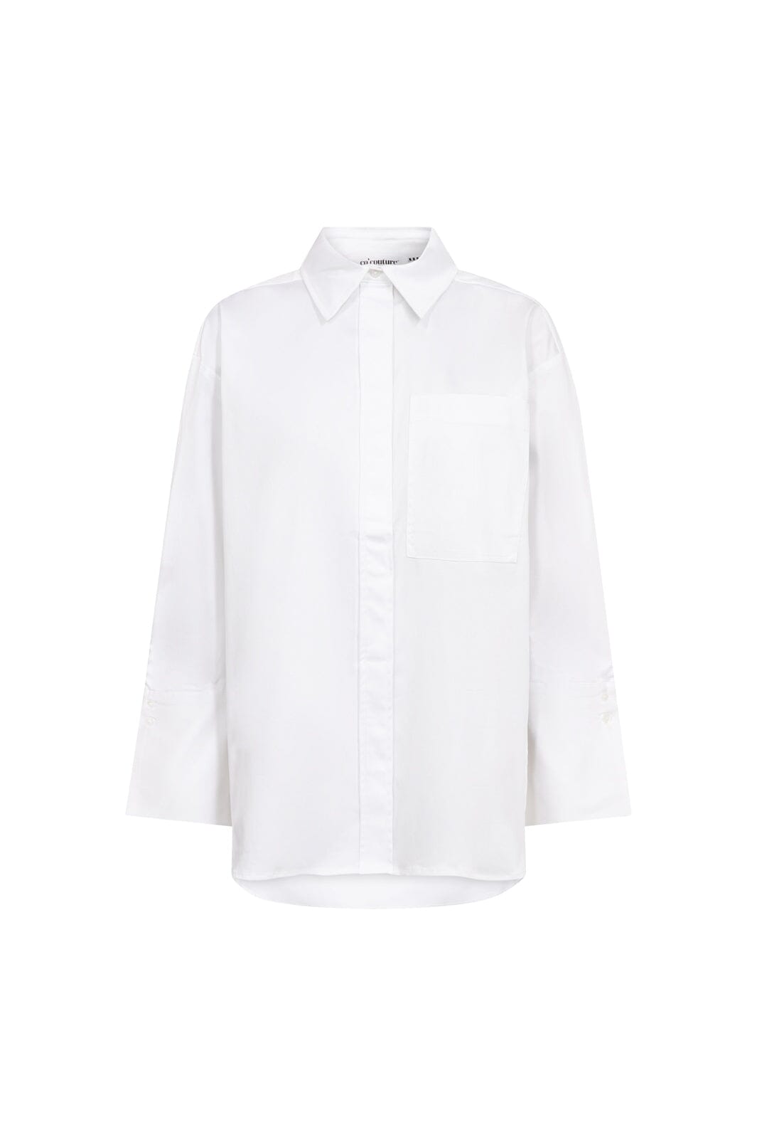 Co´Couture - Daliacc Oversize Shirt 500396 - 10001 - White