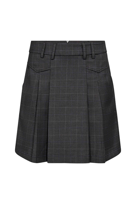 Co´Couture - Eloracc Pocket Pleat Mini Skirt 500436 - 65002 - Dark Grey
