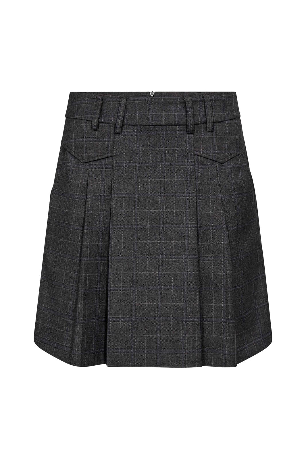 Co´Couture - Eloracc Pocket Pleat Mini Skirt 500436 - 65002 - Dark Grey