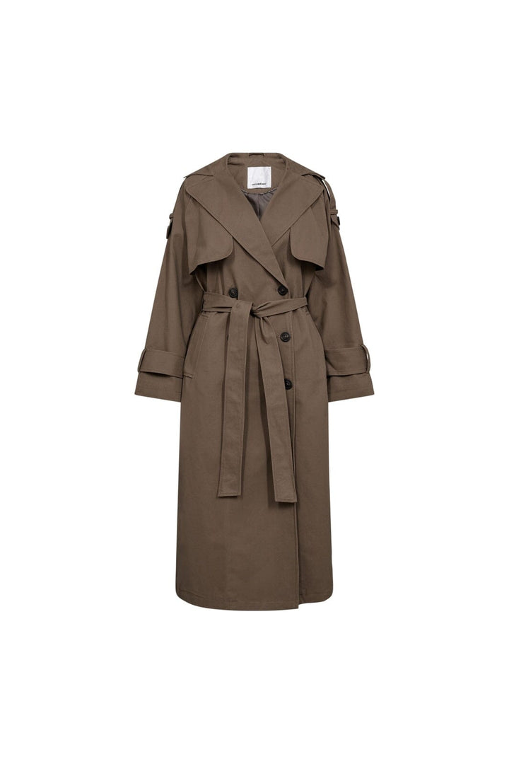 Co´Couture - Ethancc Trench Coat 40016 - 154 - Walnut