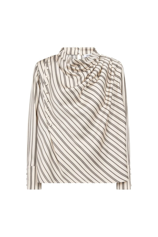 Co´Couture - Hellycc Button Stripe Blouse 500362 - 10002 - Off-White