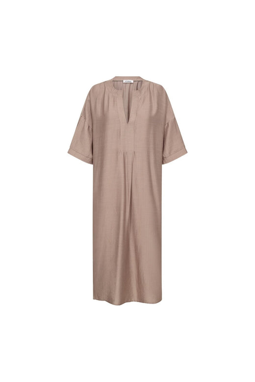 Co´Couture - Heracc Tunic V-Dress 46103 - 154 - Walnut