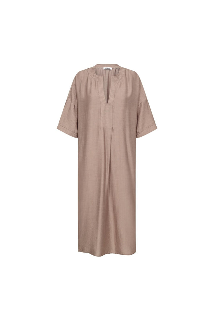 Co´Couture - Heracc Tunic V-Dress 46103 - 154 - Walnut
