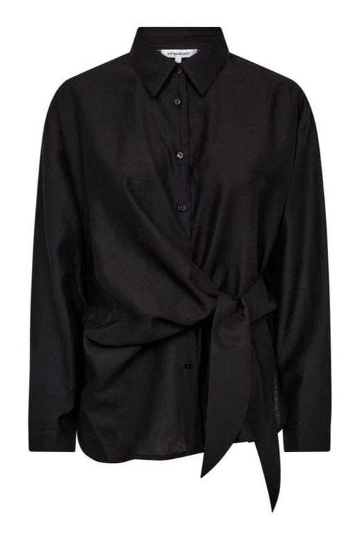 Co´Couture - Idinacc Tie Shirt 35990 - 96 - Black Skjorter 