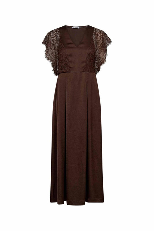 Co´Couture - Iduncc Lace Dress 46125 - 145 - Dark Brown