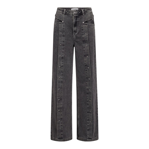 Co´Couture - Kellancc Button Jeans 41071 - 139 - Mid Grey Bukser 