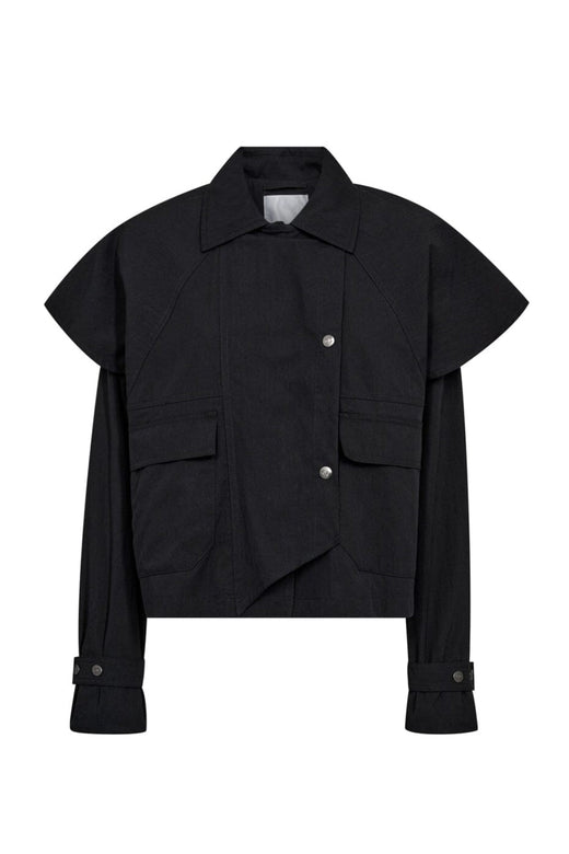 Co´Couture - Keshacc Cape Jacket 40014 - 96 - Black