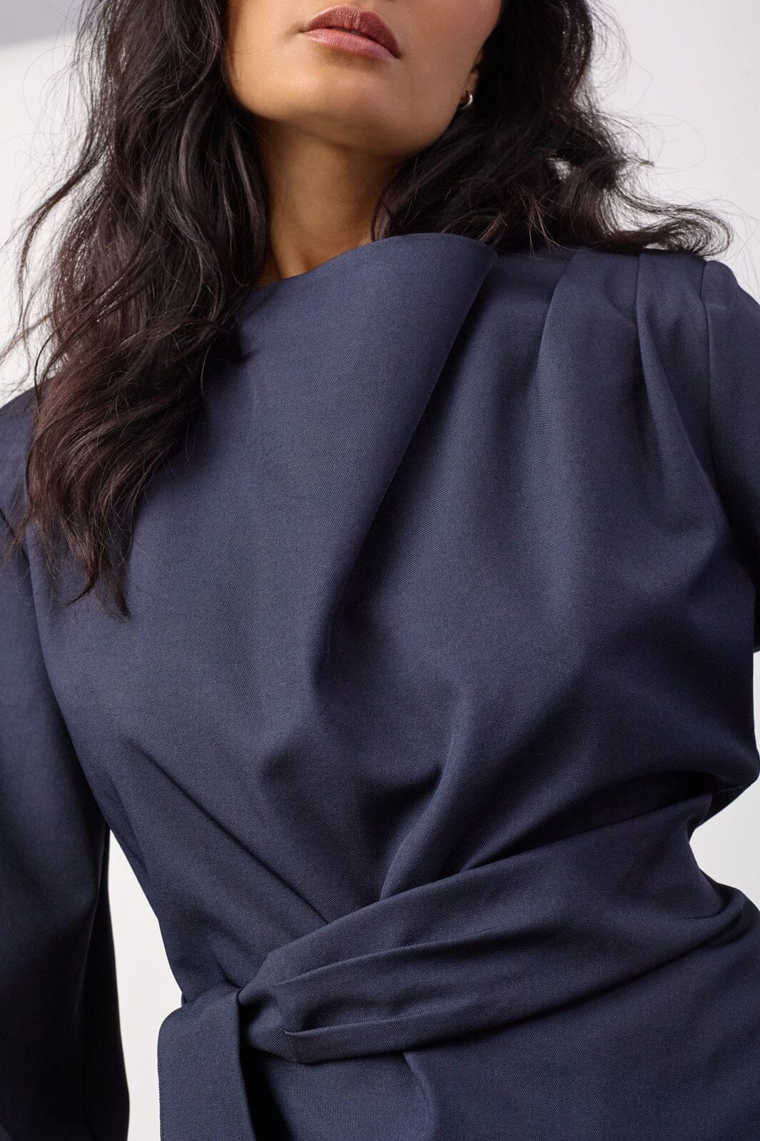 Co´Couture - Lunacc Tie Blouse 500386 - 40007 - Navy