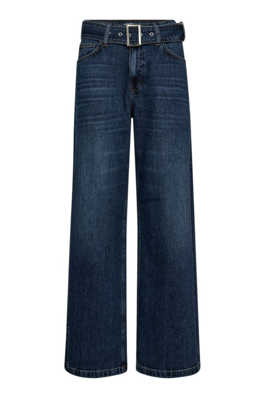 Co´Couture - Rumicc Belt Jeans 31662 - 555 - Dark Denim Bukser 