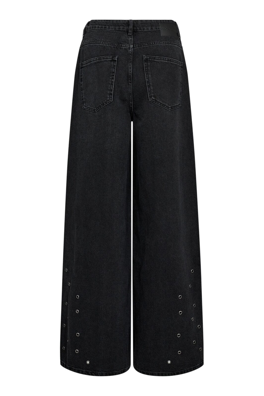 Co´Couture - Sifcc Eyelet Wide Jeans 31586 - 96 - Black