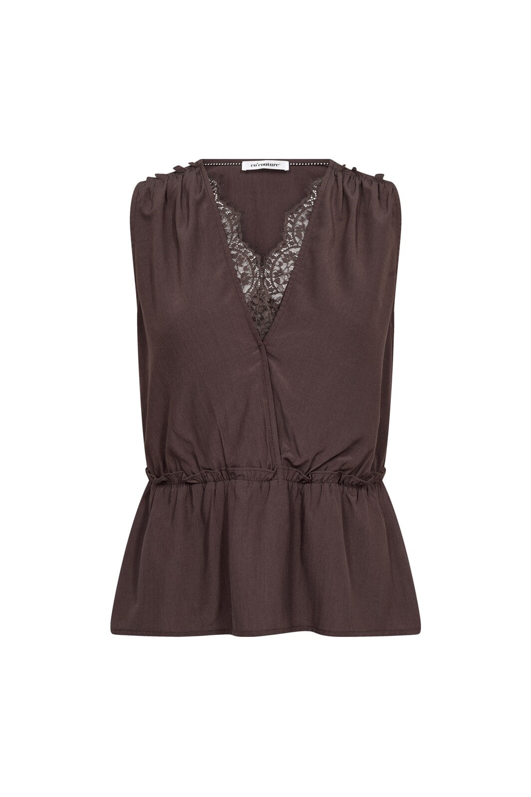Co´Couture - Sunnycc Lace Top 45128 - 145 - Dark Brown