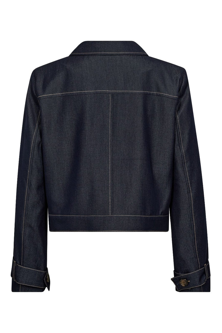 Co´Couture - Terrycc Denim Jacket 30325 - 555 - Dark Denim