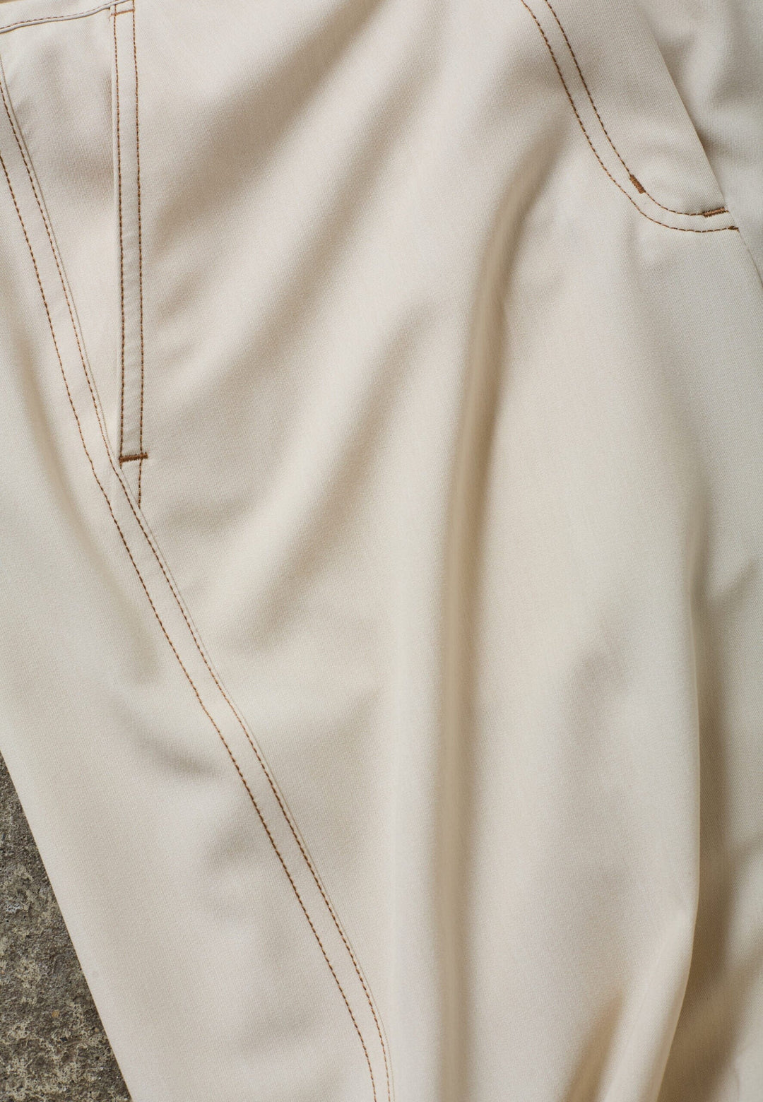 Co´Couture - Terrycc Denim Pant 31528 - 320 - Bisquit Bukser 