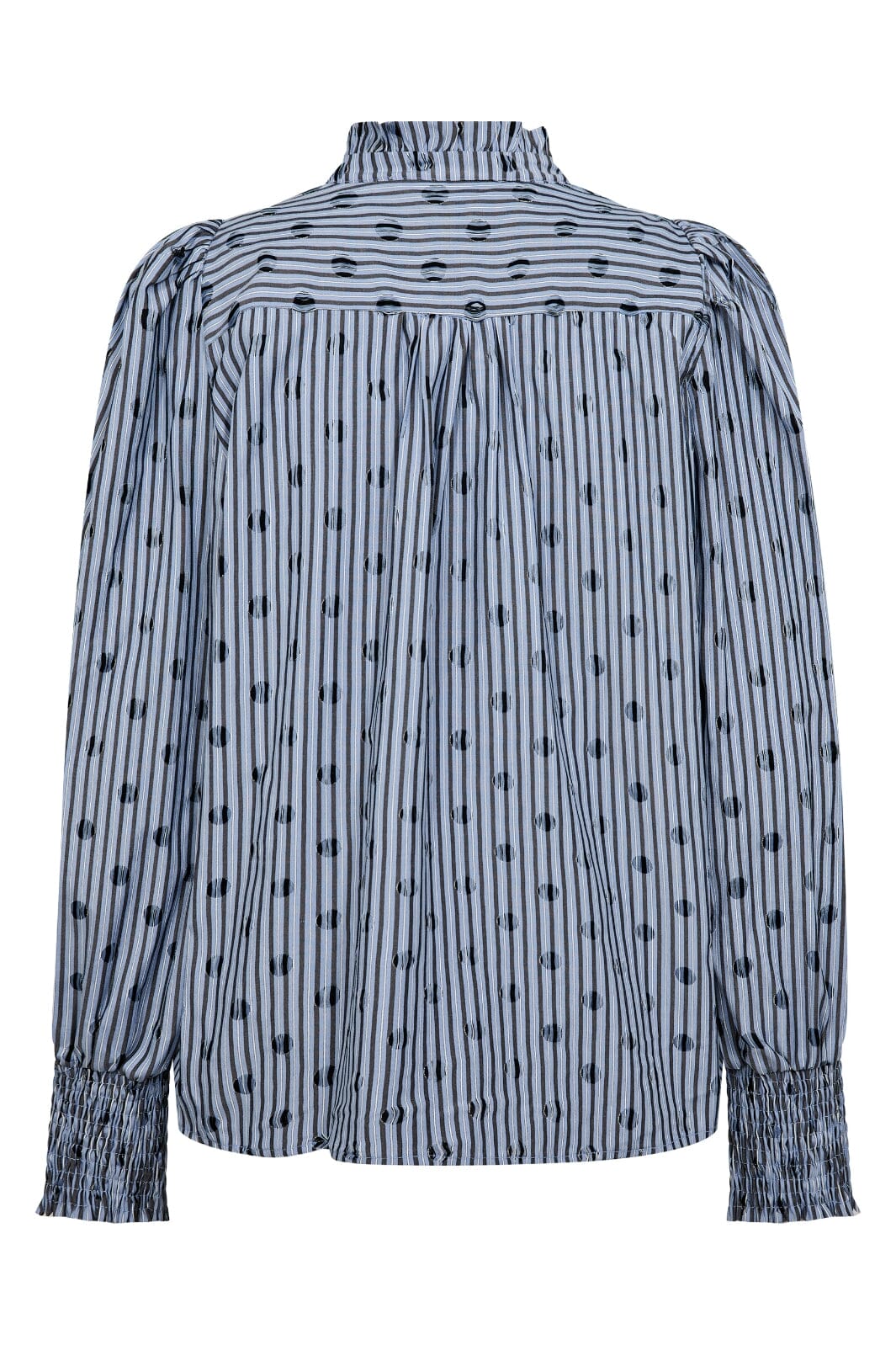 Co´Couture - Trixiecc Dot V-Shirt 35871 - 17 - Blue
