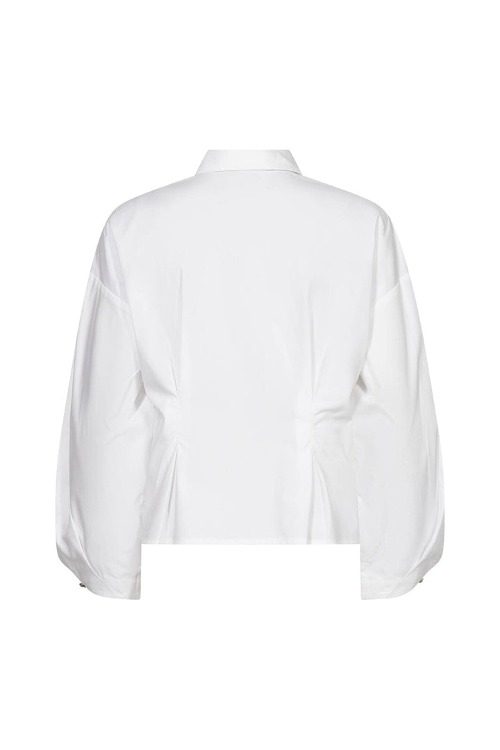 Co´Couture - Viannecc Pleat Shirt 506614 - 10001 - White