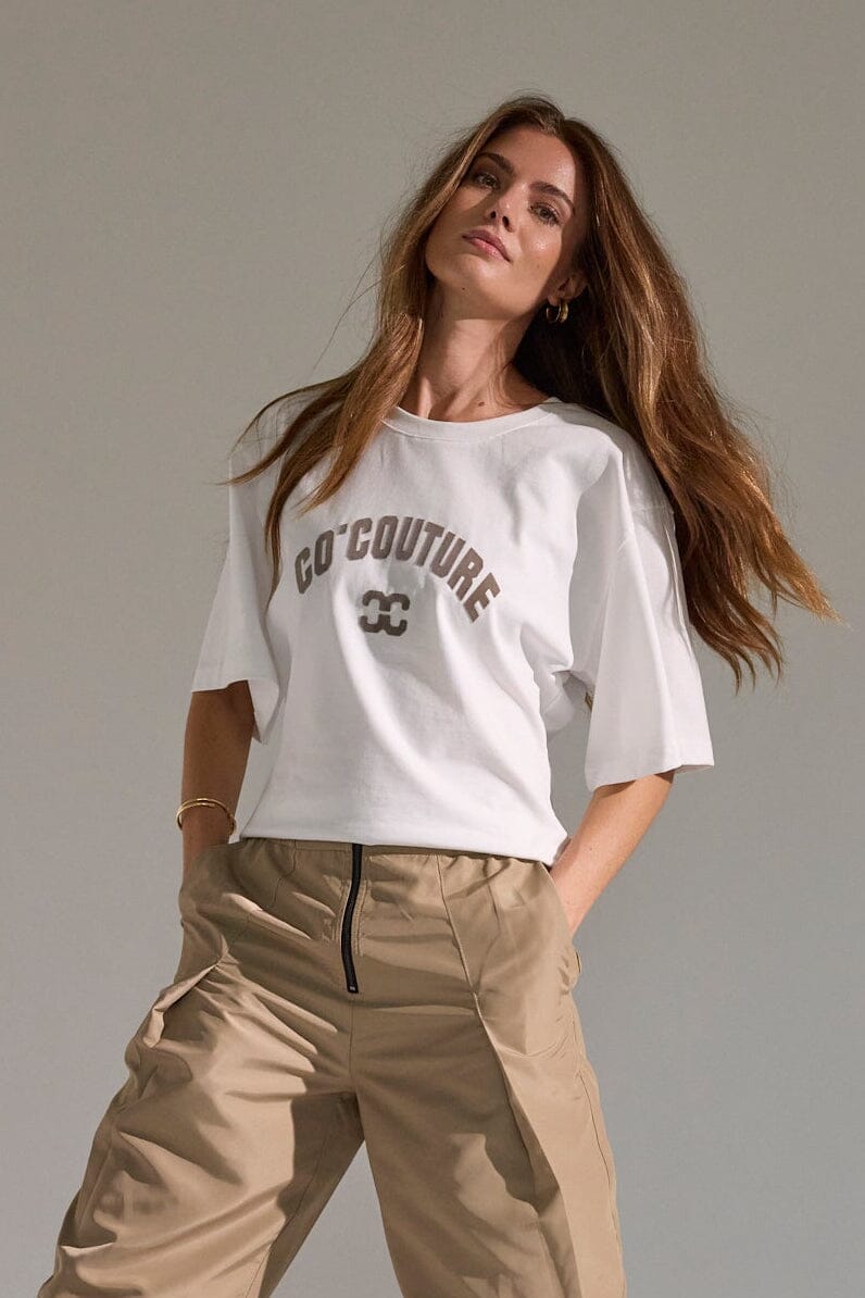 Co´Couture - Zengacc Tee O-Neck 43013 - 40154 - Whitewalnu T-shirts 