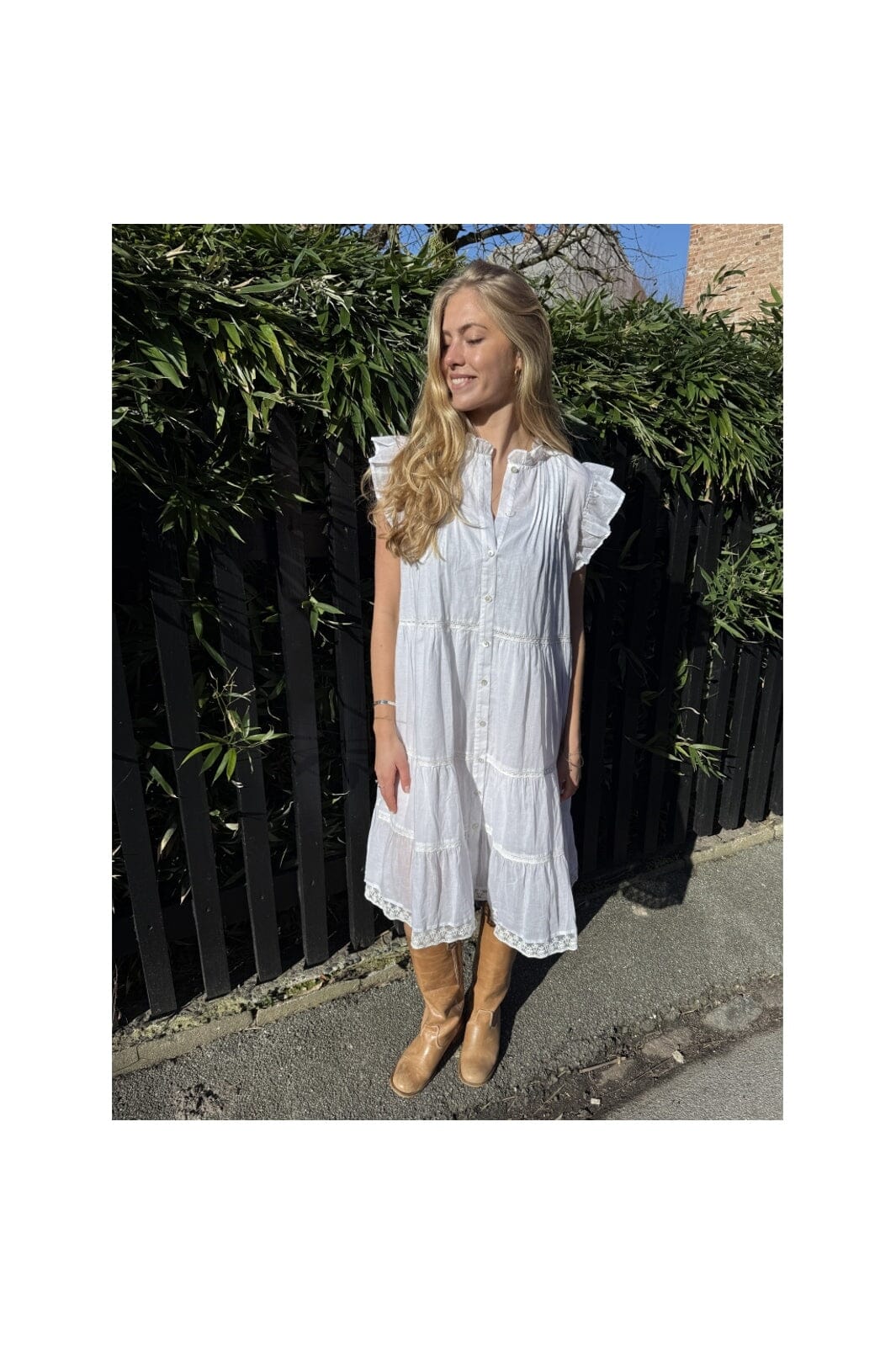 Continue - Audrey Dress 15242 - White