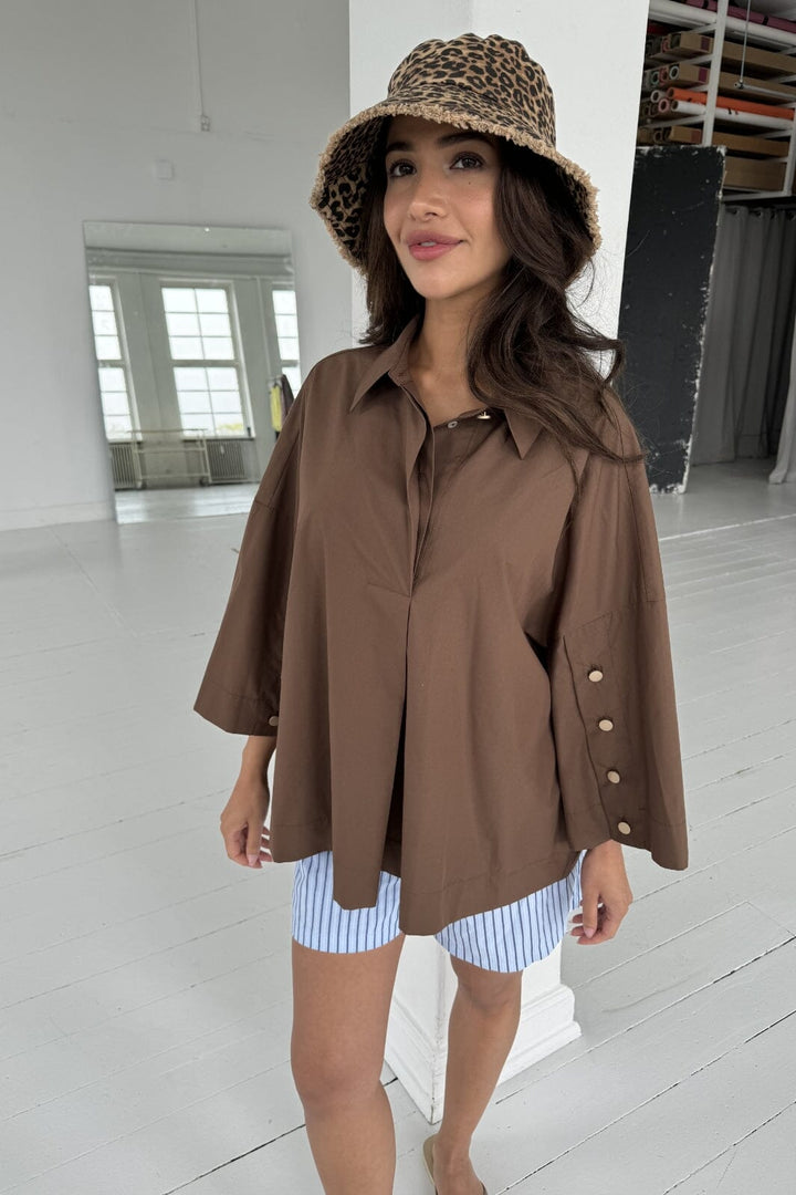 Continue - Klara Shirt 14935 - Brown