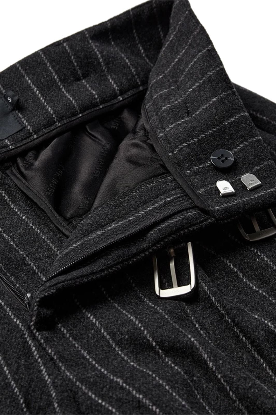 Copenhagen Muse - Cmcatharina-pants 211856 - 8618 Grey Pin, Mel W, Jet Stream Bukser 