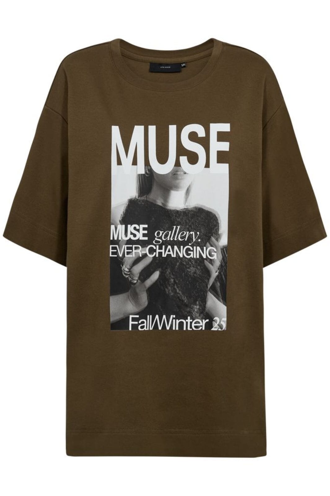 Copenhagen Muse - Cmmuse-tee 206980 - 8282 Dark Olive T-shirts 
