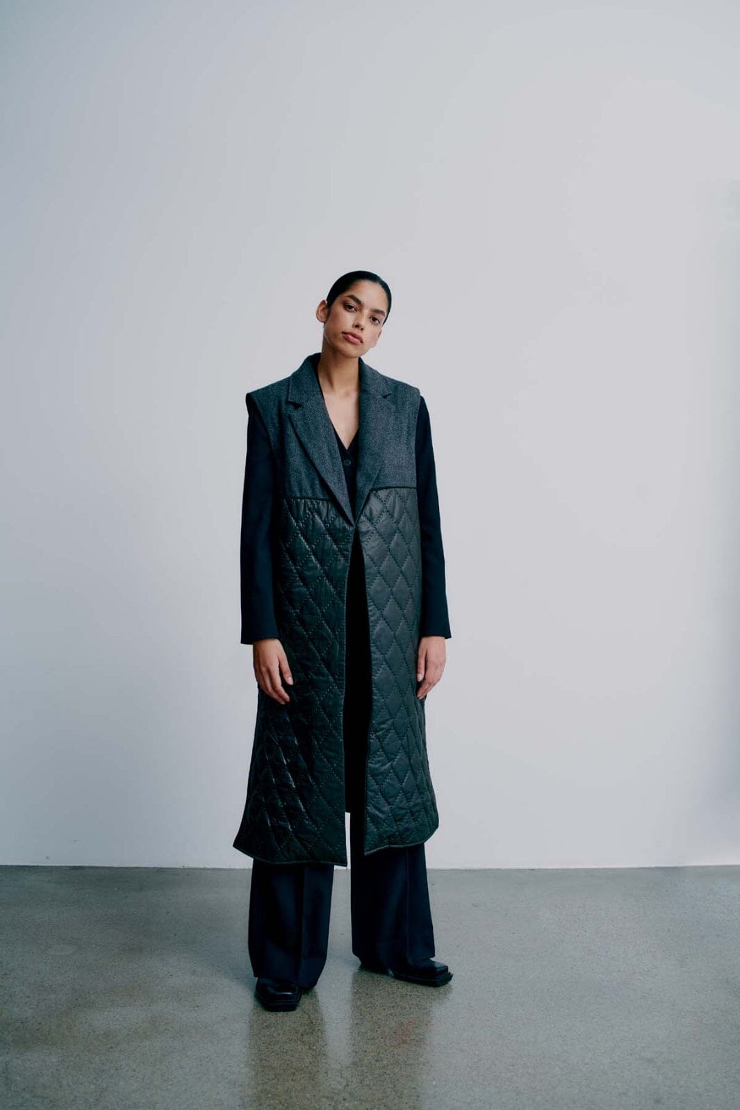 Copenhagen Muse - Cmnet-Waistcoat - Black Veste 