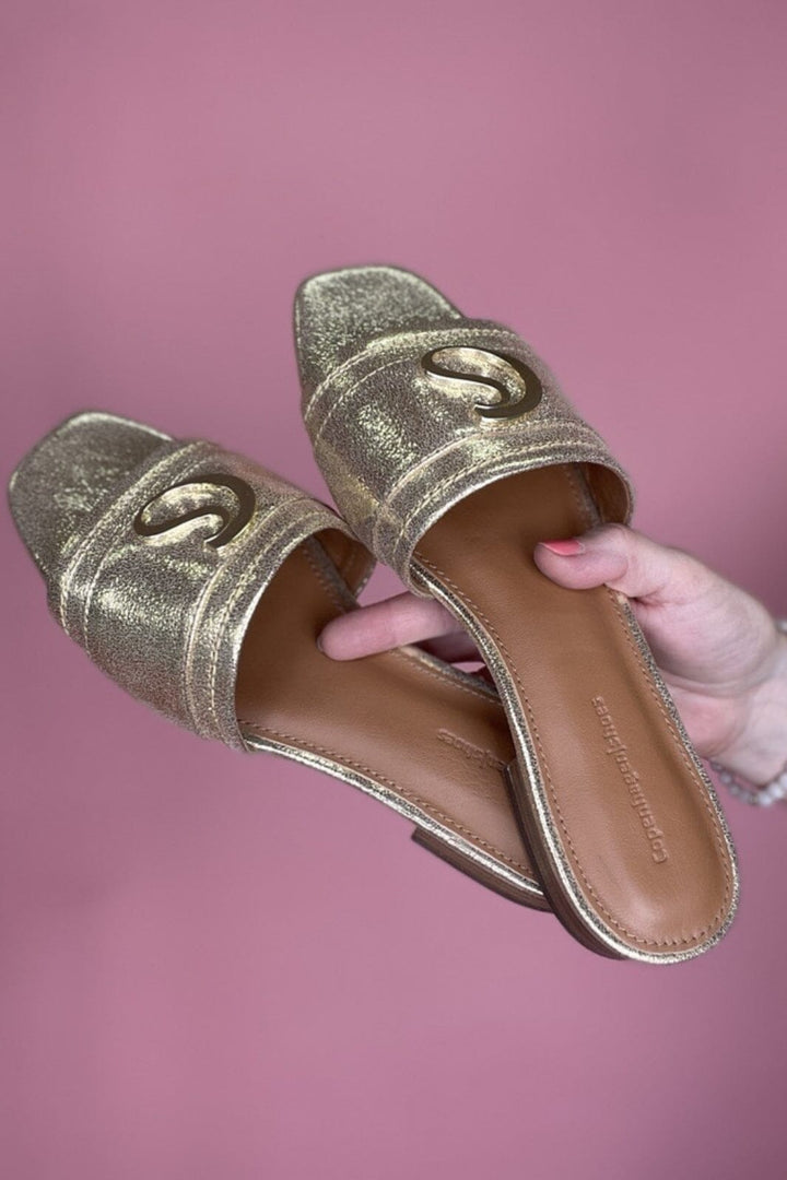Copenhagen Shoes - Dressed Up Gold - 0051 Gold Sandaler 