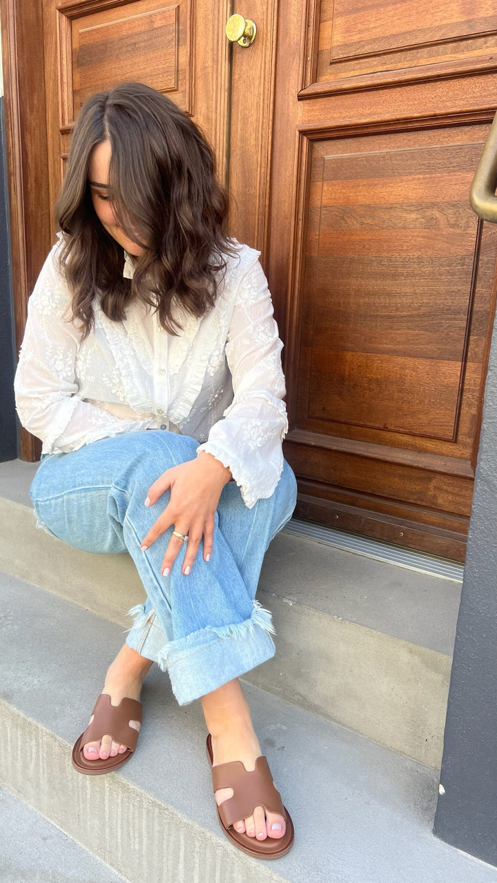 Copenhagen Shoes - Ivy Leather - 0241 Cognac Sandaler 