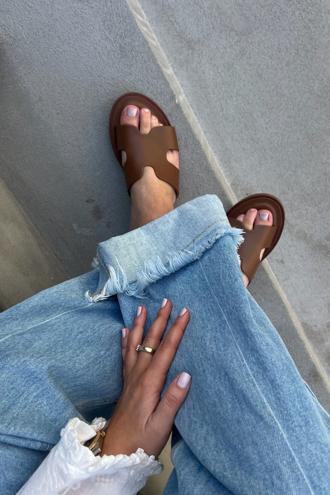 Copenhagen Shoes - Ivy Leather - 0241 Cognac Sandaler 