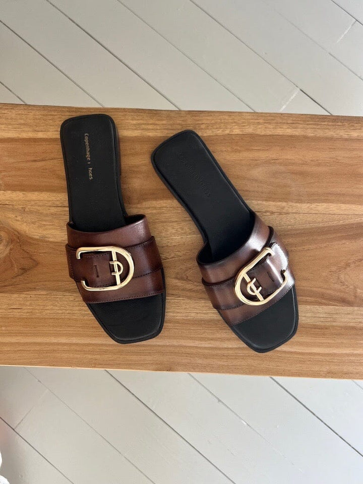 Copenhagen Shoes - Kiss CS8942 - 0012 - Brown Sandaler 