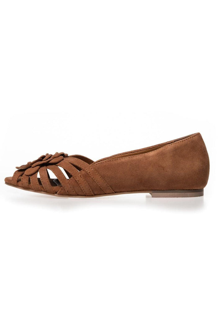 Copenhagen Shoes - La Femme CS8877 - 0241 - Cognac Ballerinaer 
