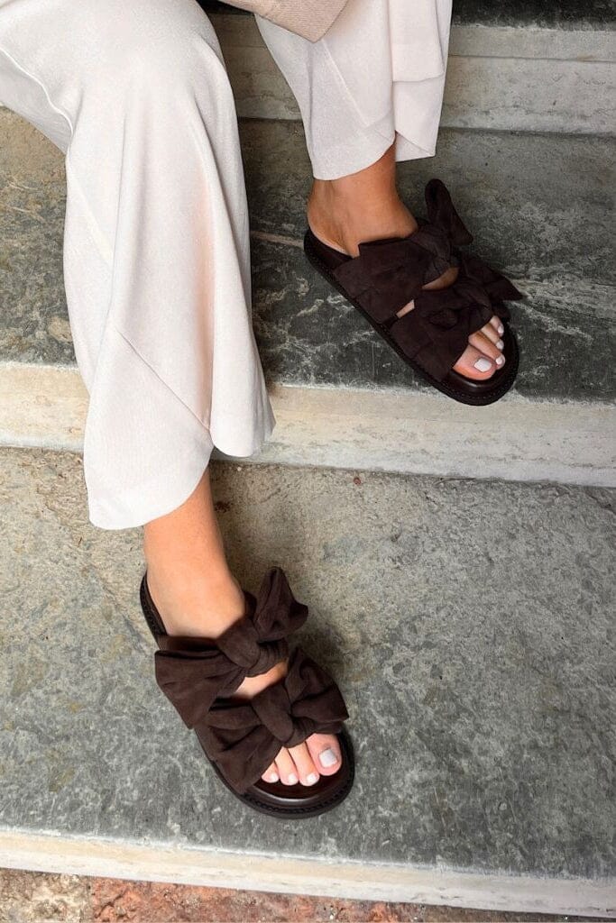 Copenhagen Shoes - Summer Dream Suede CS8399 - 0012 - Brown Sandaler 