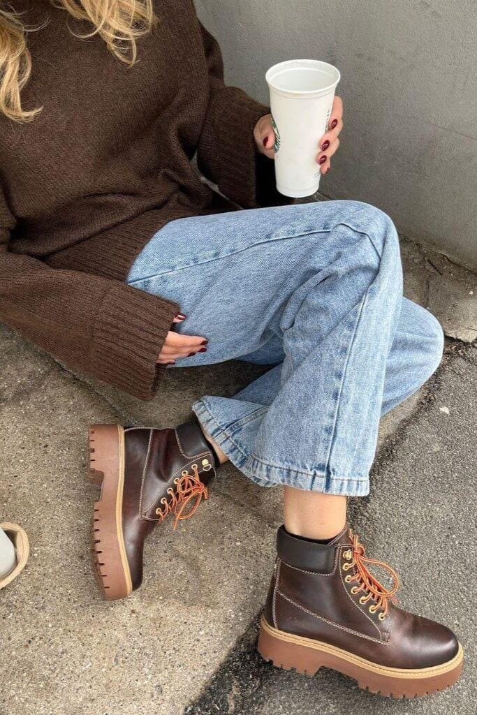 Copenhagen Shoes - Csthe Hike And Me CS8675 - 0012 - Brown Støvler 