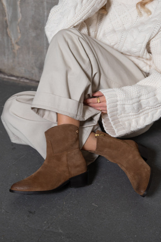 Copenhagen Shoes - The Note Boot Low S Cs9039 - 0241 - Cognac Støvler 