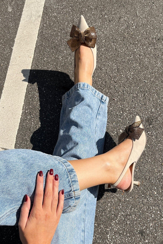 Copenhagen Shoes - The Sibille CS8950 - 0049 - Dk. Cream Stiletter 