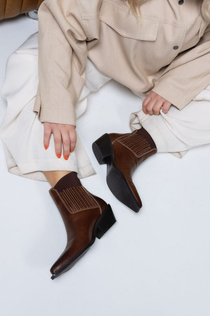 Copenhagen Shoes - The Walking Boot L Cs9041 - 0242 - Dark Cognac Støvler 
