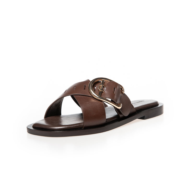 Copenhagen Shoes - Vibes X Me CS8922 - 0018 - Dk Brown Sandaler 