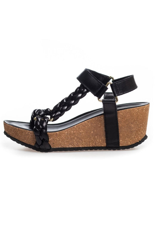 Copenhagen Shoes - Woven Lady 24 Lea CS7960 - 0001 - Black Sandaler 