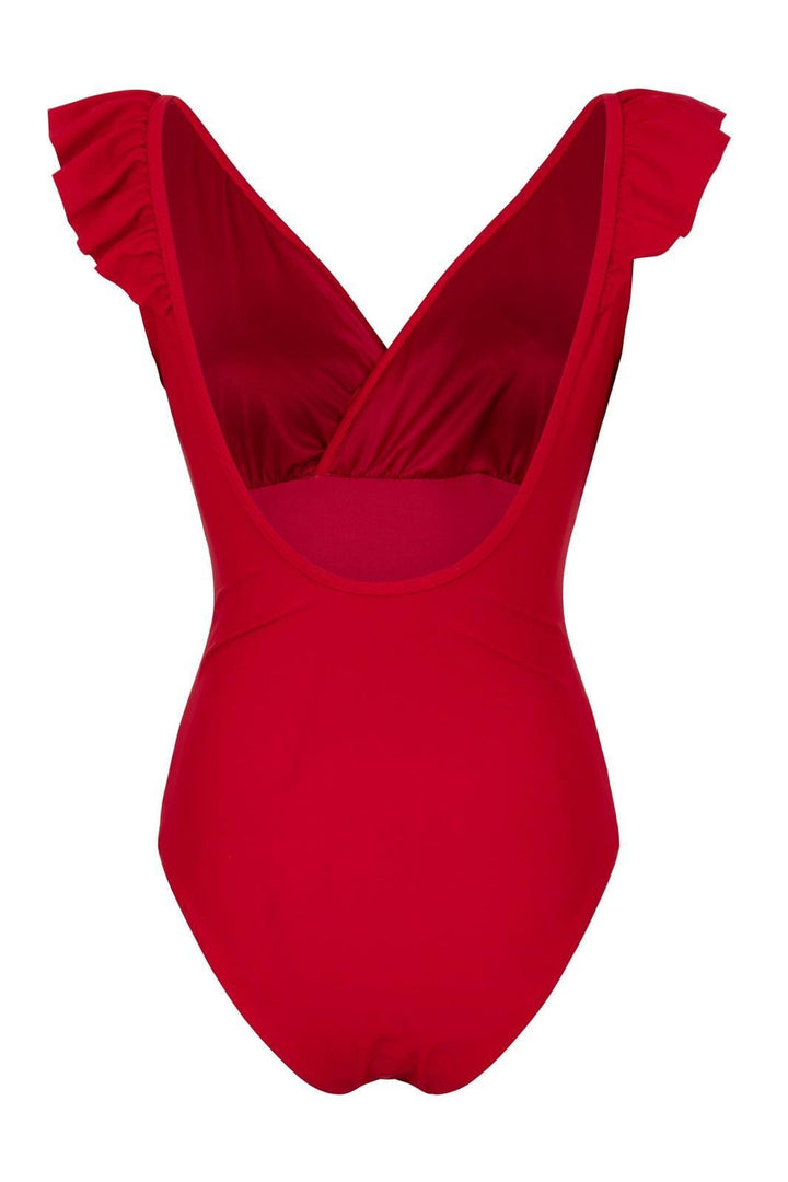 Forudbestilling - Cras - Agnes Swimsuit - 4000 4000 Racing Red Badedragter 