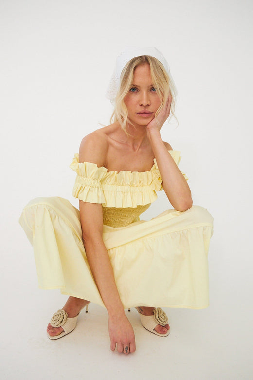 Cras - Capri Dress C672 - 3005 - 3005 French Vanilla Kjoler 