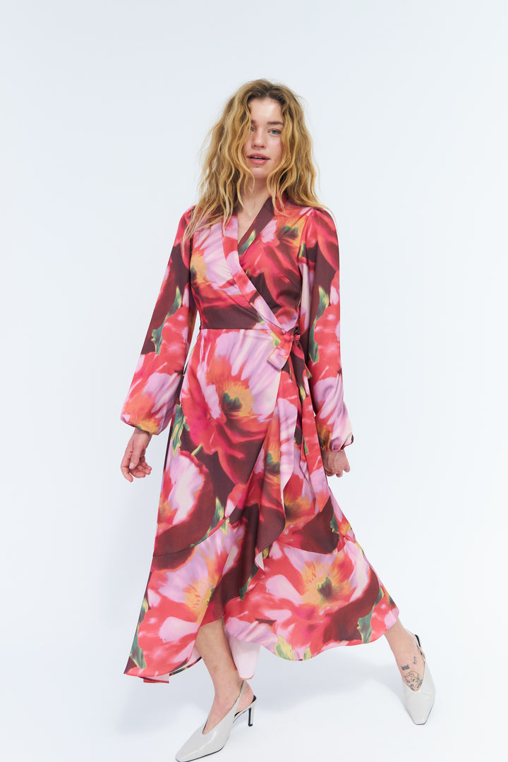 Cras - Lara Dress C1687 - Poppy Flower Red Kjoler 