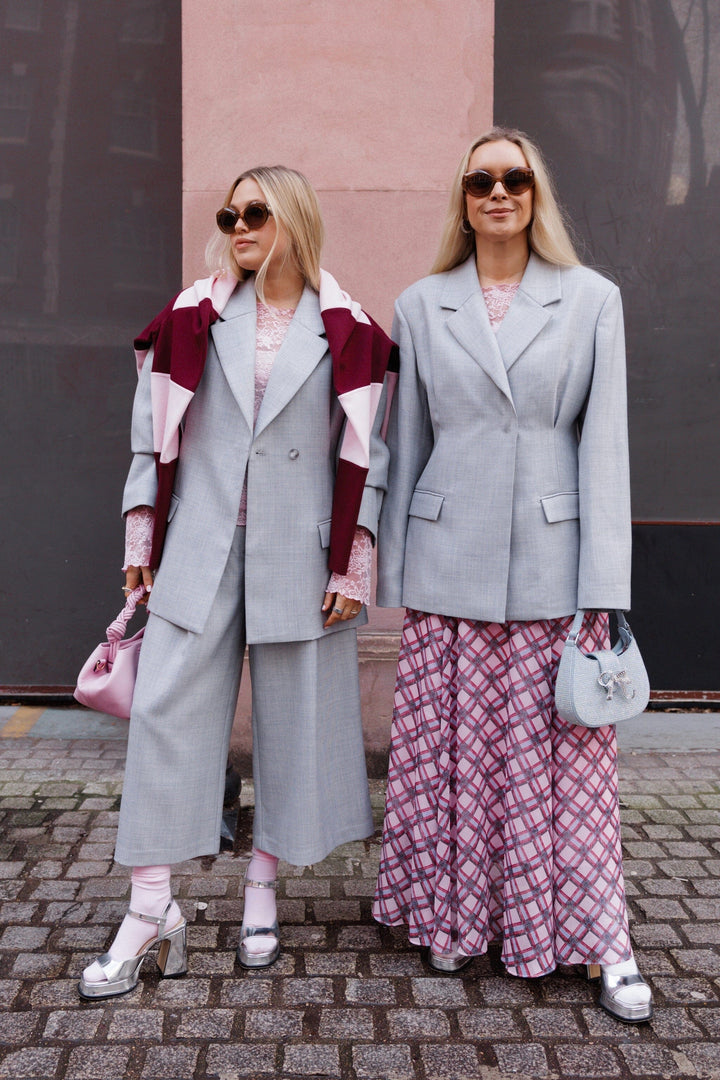 Cras - Odelle Skirt C728 - Pink Check Nederdele 