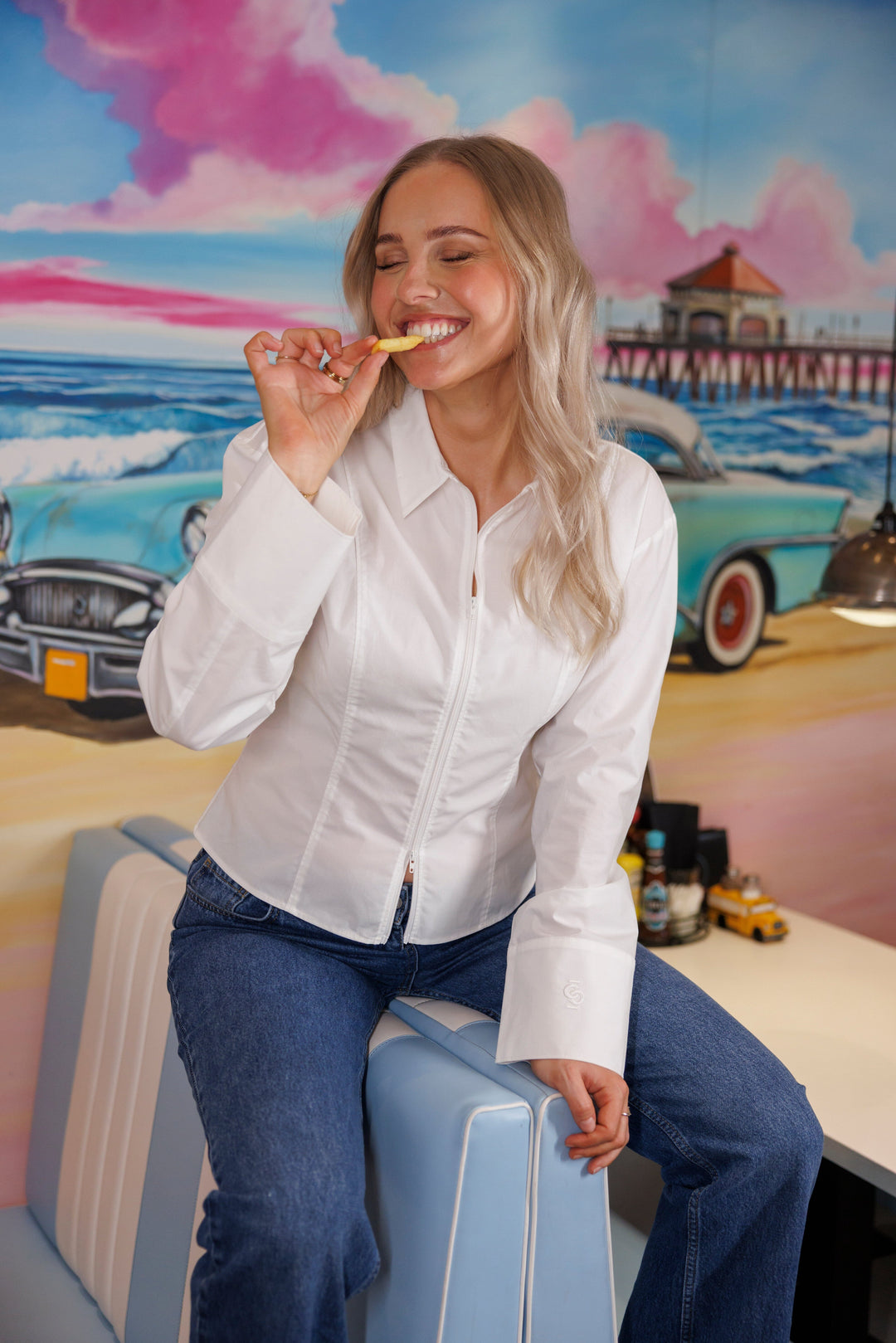 Cras x Molly&My By Sofie Martinussen - Mabel Shirt C732 - White Skjorter 