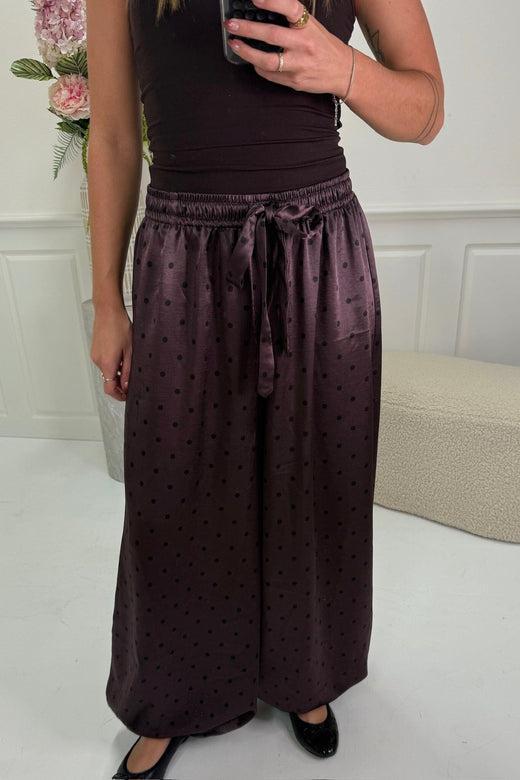 Dear Molly - ballon dot pants - purple 