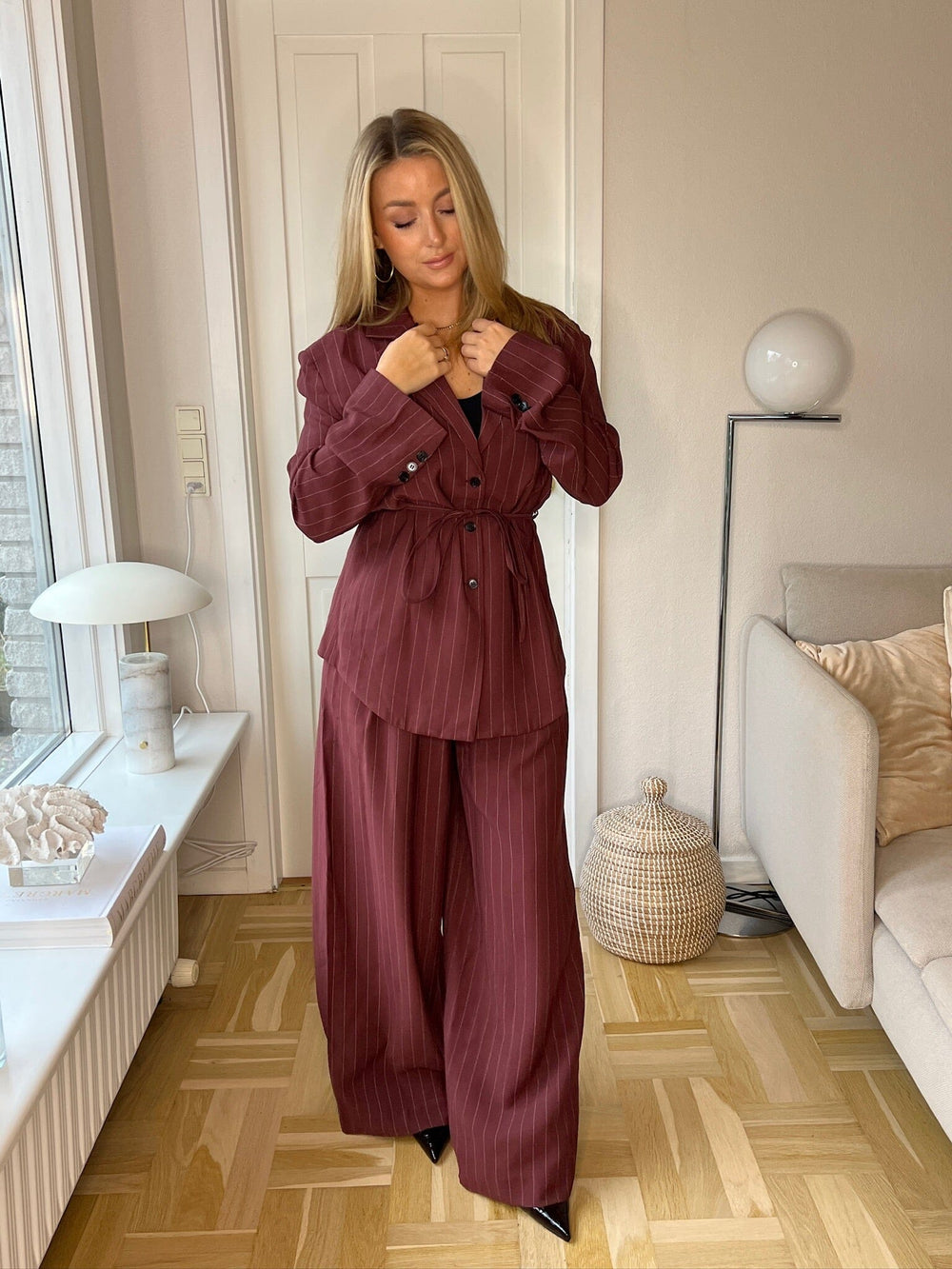 Dear Molly - ballon pants 165003b - wine Bukser 