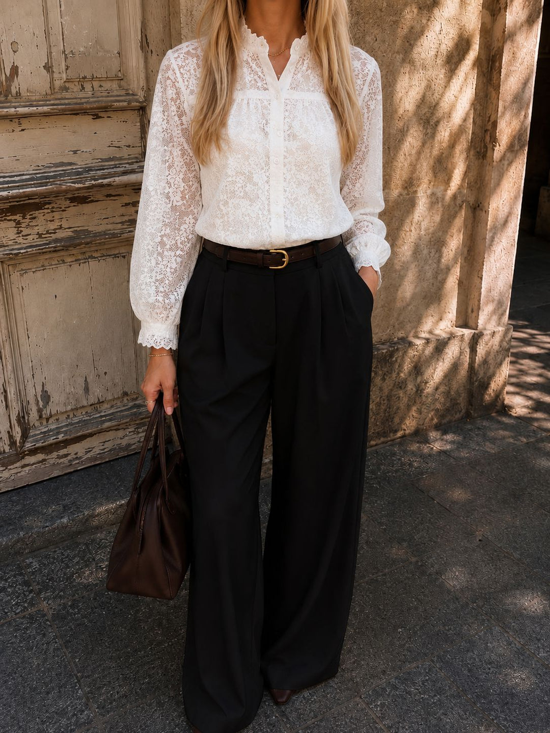 Dear Molly - Ingrid Shirt - White Skjorter 