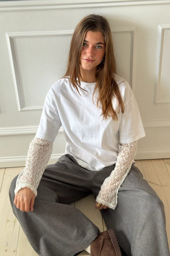 Dear Molly - Karen Blouse - White Bluser 